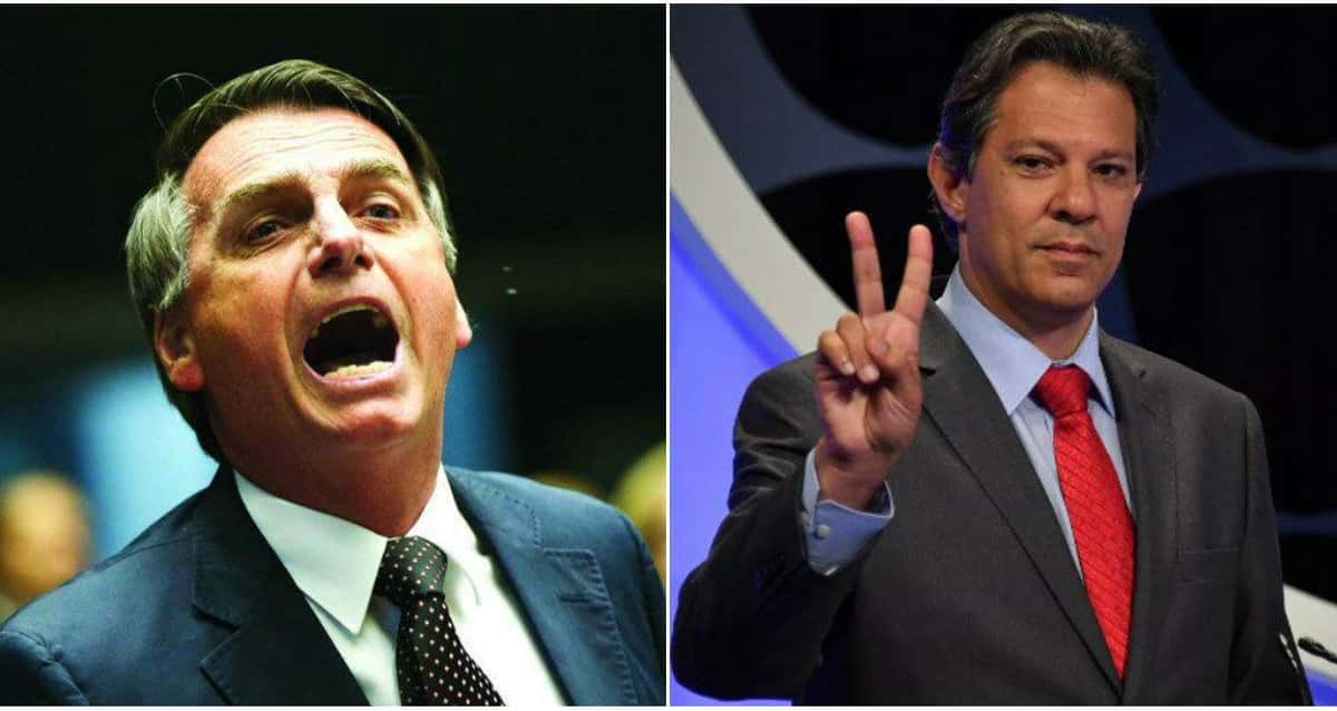 Datafolha Haddad cresce 6 pontos e vence Bolsonaro no 2º turno