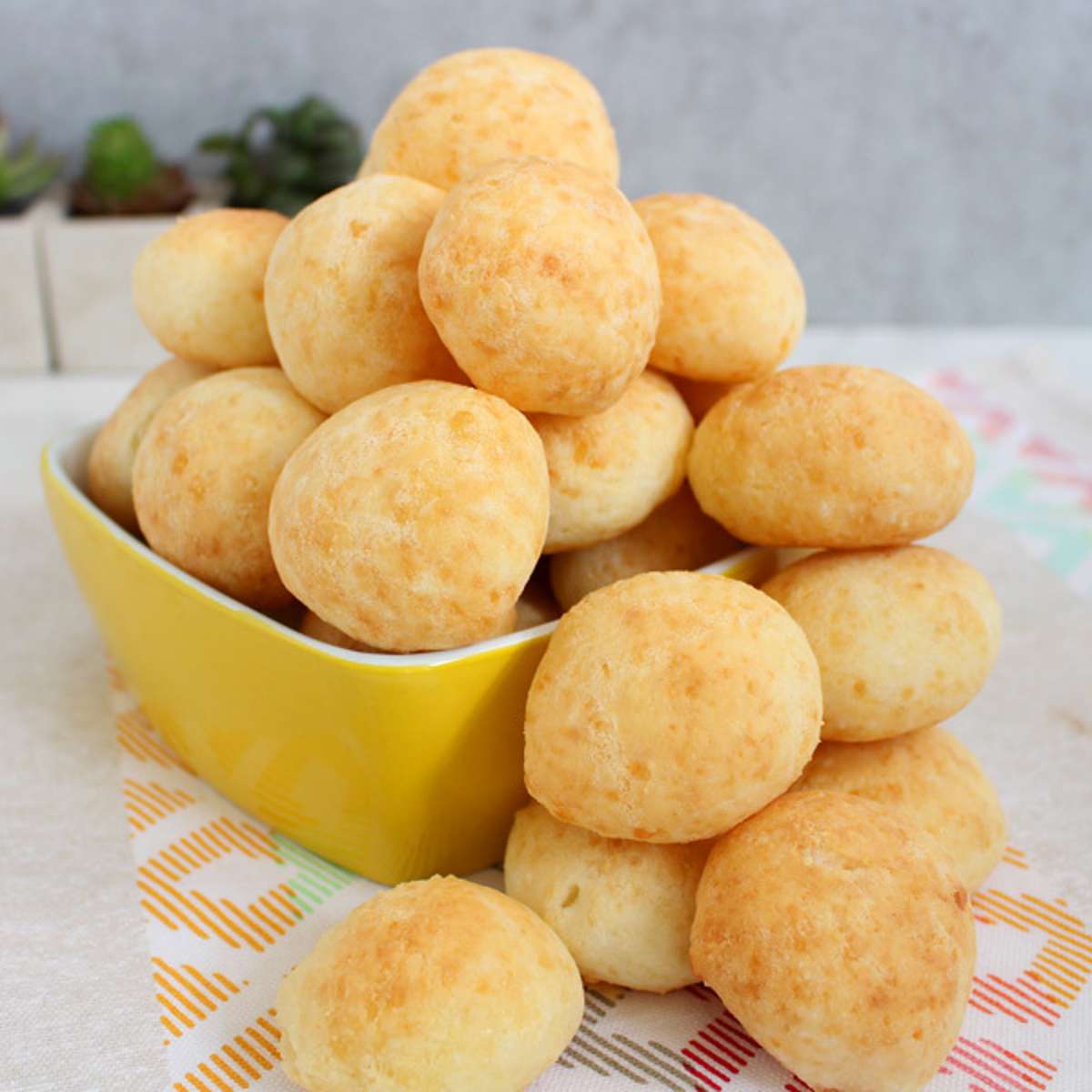 Pão de queijo de tapioca com 3 ingredientes