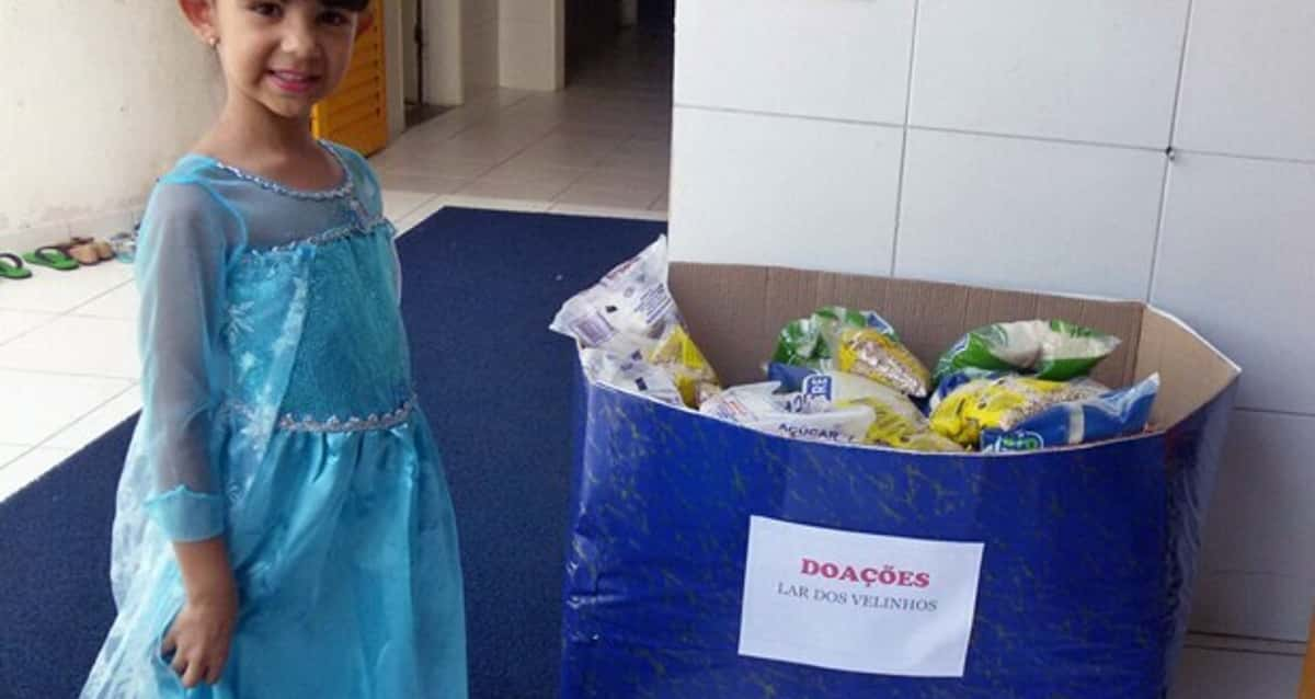 Menina de 5 anos pede para doar cabelo como presente de Natal