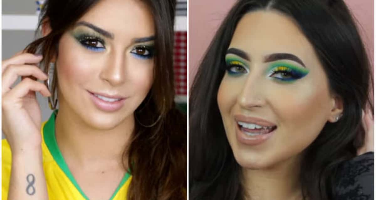 Copa do Mundo: 10 ideias de maquiagem para torcer pelo Brasil nos