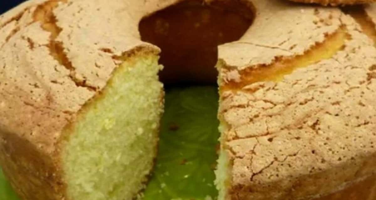 Receita de bolo sem fermento • Site Ana Maria Braga