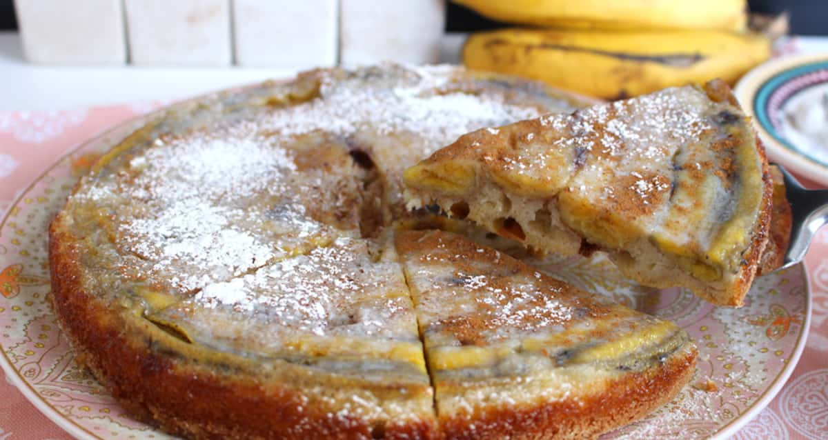 Torta de banana superfácil