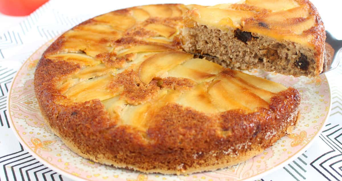 BOLO DE BANANA COM MAÇÃ E AVEIA, BOLO FIT