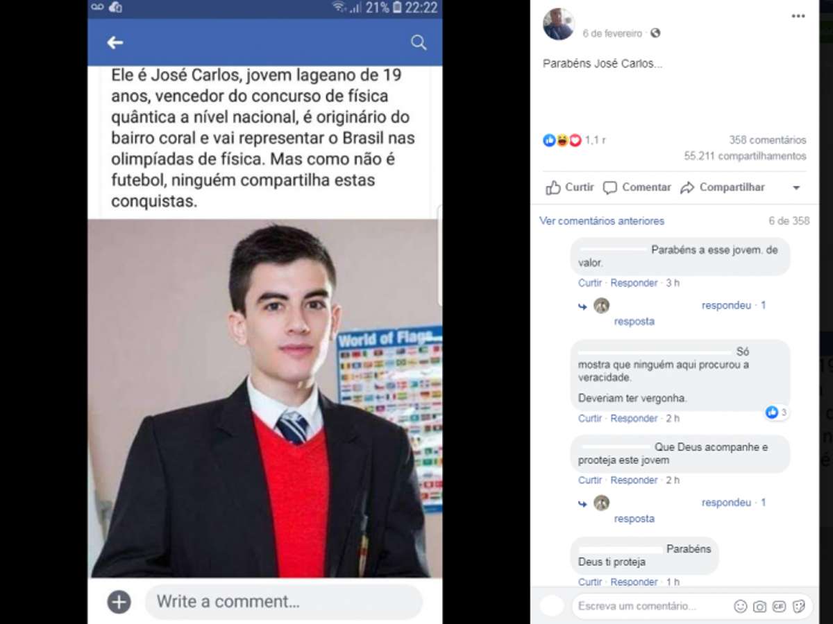 Fake News usando foto de ator pornô volta a circular no Brasil