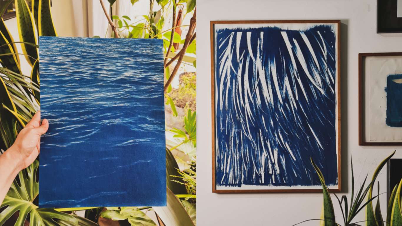 Fotografias em tons de azul da Cianó transformam sua casa em galeria de arte