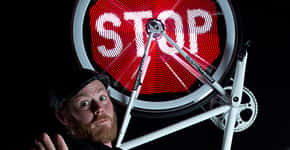 Kit transforma a roda de sua bike com arte luminosa