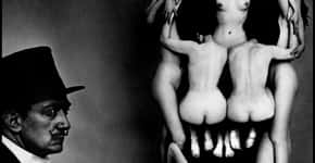 Salvador Dalí e o fotógrafo Philippe Halsman criam caveira macabra com corpos femininos nus