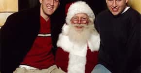 Álbum de família: todo Natal, há 32 anos, esta dupla de irmãos tira uma foto com o Papai Noel