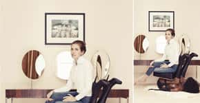 Socialite russa causa polêmica ao fotografar numa cadeira feita a partir de manequim de mulher negra