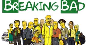Personagens do seriado Breaking Bad na versão Os Simpsons