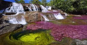 Rio de 5 cores é conhecido como ‘mais bonito do mundo’ na Colômbia