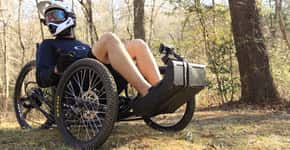 Veículo elétrico permite que cadeirantes aventurem-se em trilhas acidentadas