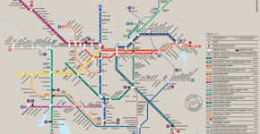 Veja o desenho do metrô de São Paulo para 2021