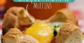 Pão, presunto e ovo: turbine seu café da manhã com croque madame muffins