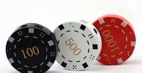 Isqueiro com tema de fichas de poker é um dos produtos criativos da Coleção de Coisas
