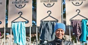 Estilo por uma questão de classe: loja oferece roupas para moradores em situação de rua