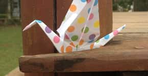 Ação com origamis procura incentivar a disseminação mensagens inspiradoras