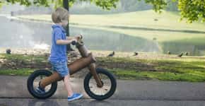 Bike de bambu sem pedal: o brinquedo ideal para as crianças