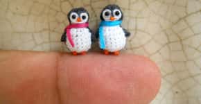Artesã cria incríveis animais em miniatura feitos de crochê