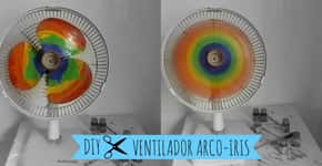 Aprenda a fazer um ventilador arco-íris/rainbow fan