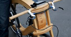 Conheça a e-Bike a bicicleta elétrica de madeira