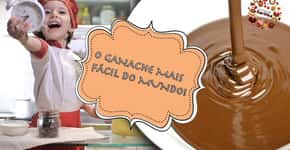 A pequena chef Sarinha ensina a receita do Ganache mais fácil do mundo