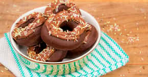 Receita de Donuts de chocolate com Nutella