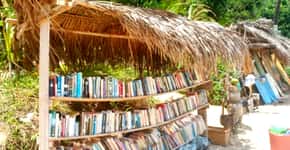 Praia da Pipa (RN) conta com biblioteca gratuita a céu aberto