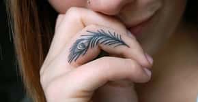 55 ideias criativas de tatuagens para os dedos