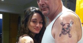 Tatuagens simbolizam a união e o amor entre pais e filhas