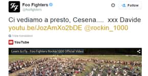 Após vídeo viral de ‘Learn to Fly’, Foo Fighters devem tocar em Cesena, na Itália