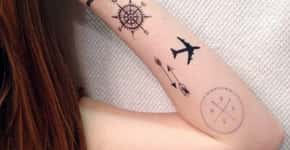 10 inspirações de tatuagens para quem ama viajar