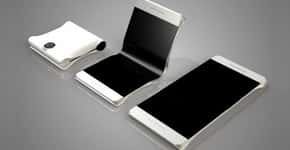 Samsung pode lançar celular com tela que dobra ao meio