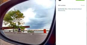 Pelo retrovisor, taxista retrata Porto Alegre com fotos incríveis no Instagram