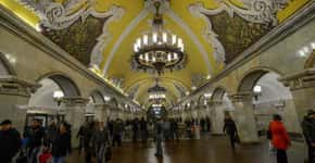 Moscou tem as estações de metrô mais bonitas do mundo