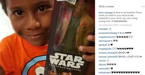 Ator de Star Wars manda mensagem inspiradora para o garoto Matias: ‘Um momento para ser agradecido’