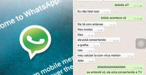 Ao usar Whatsapp pela primeira vez, avó tem conversa hilária com o neto