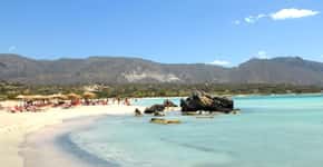 Elafonisi, uma das praias paradisíacas da ilha de Creta