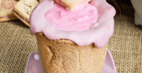 Para o Dia dos Namorados: Copo de Cookies Cor-de-Rosa