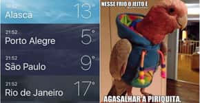 Alasca brasileira: os melhores memes e GIFs sobre o frio que chegou