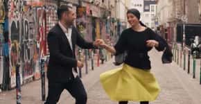 Dançando forró em de Paris para comemorar a luta contra o câncer