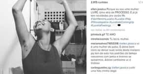 Atriz de ‘Justiça’ exibe pelos nas axilas em foto no Instagram