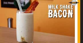 Reinvente o bacon: use para fazer um saboroso Milk-Shake
