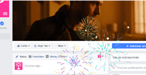 Saiba criar uma explosão de fogos de fim de ano no seu Facebook