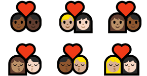 Windows 10 recebe emojis de casais inter-raciais e de mesmo sexo