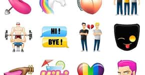 App de paquera gay Grindr lança app de GAYMOJIS