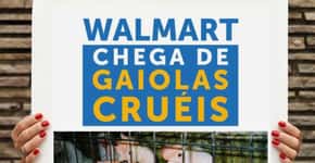 Ativistas entregam ao Walmart petição contra crueldade a animais