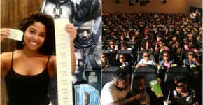 Jovem faz campanha e leva 210 crianças para ver ‘Pantera Negra’