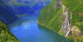 Noruega: Geiranger tem cachoeiras gigantes e paredões de 1.700 m
