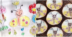 Mãe usa desenhos de filhos para criar pães incríveis
